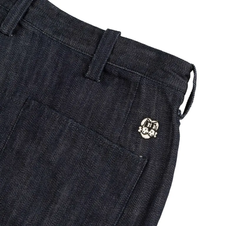 CHITO International Pantalons*4 Pocket Double Knee Denim Indigo