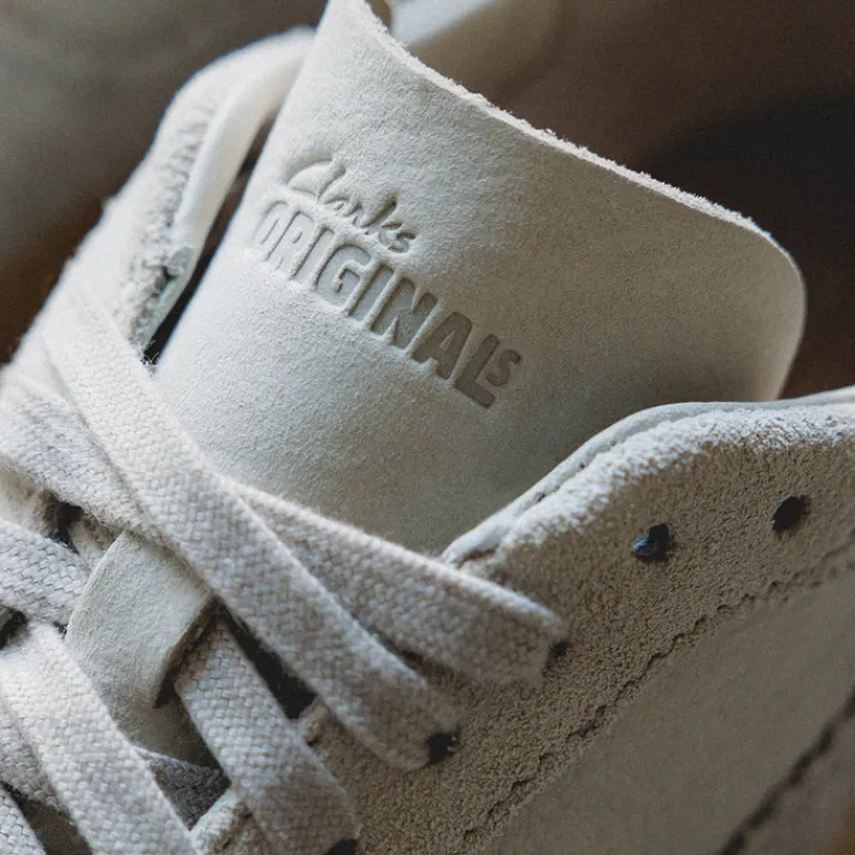 Clarks Originals Sneakers En Cuir|Baskets Décontractées Terrace*Tor 80. W Off White Combi