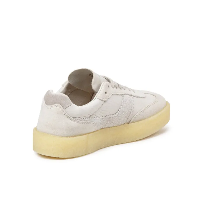 Clarks Originals Sneakers En Cuir|Baskets Décontractées Terrace*Tor 80. W Off White Combi