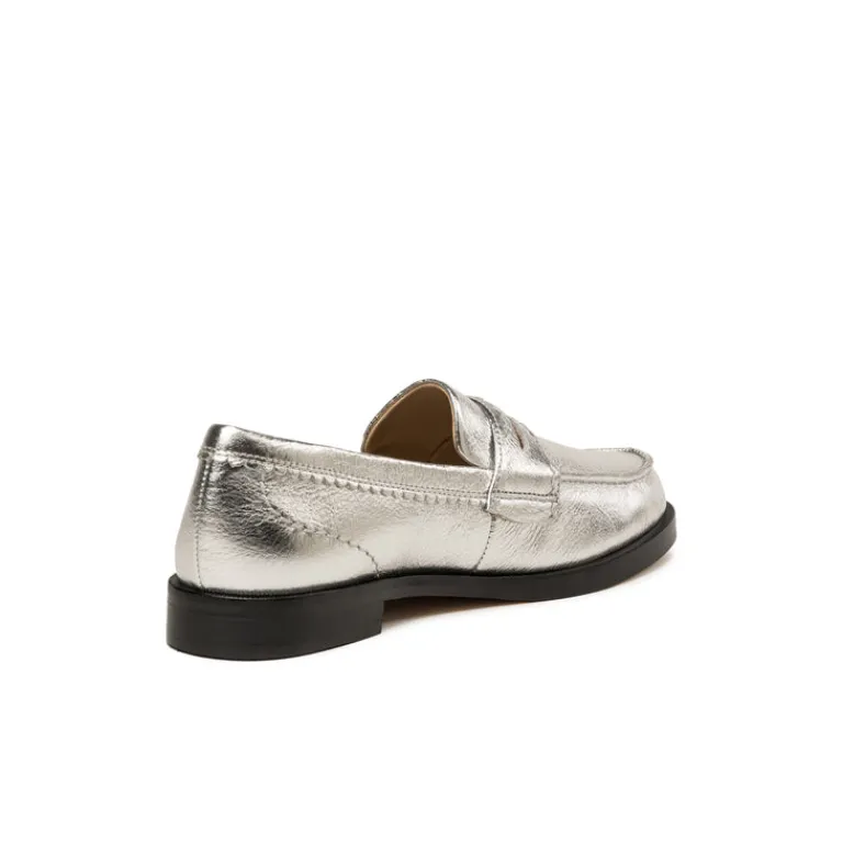 Clarks Sneakers En Cuir|Loafer*Straven Edge Silver Leather