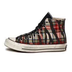Converse Sneakers Montantes|Sneakers En Cuir*Chuck Taylor All Star '70 Hi Black Tartan Zebra