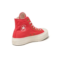 Converse Sneakers Végétaliens|Sneakers Montantes*Chuck Taylor All Star '70 Lift Hi Watermelon Slushy / Egret / White