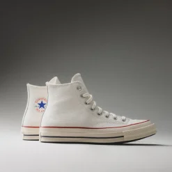 Converse Sneakers Montantes|Sneakers En Cuir*Chuck Taylor All Star '70 Hi Egret / Natural Ivory / Blue