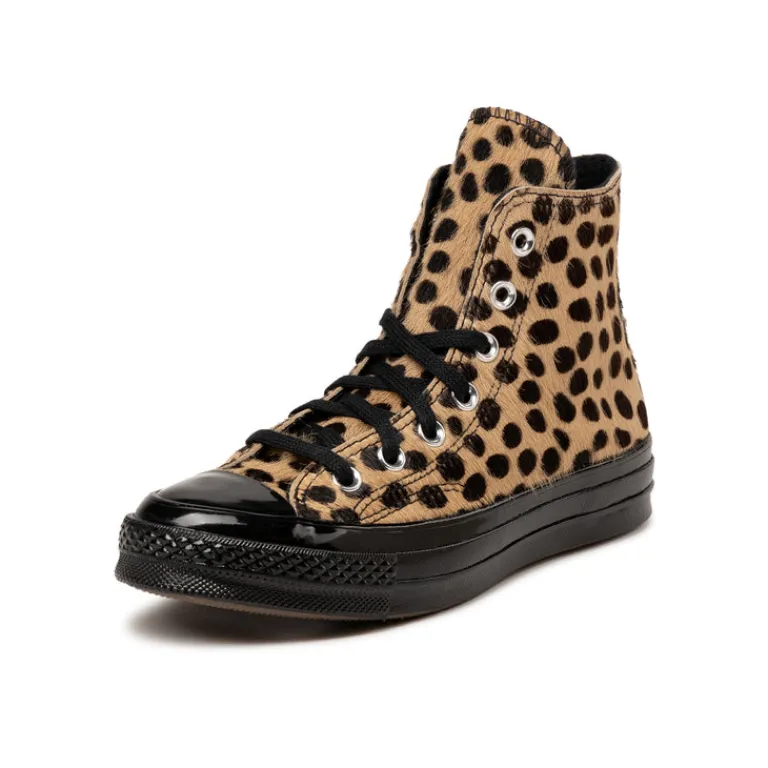 Converse Sneakers Montantes*Chuck Taylor All Star '70 Hi *Ponyhair* Gold / Black / White