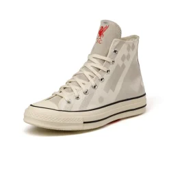 Converse Sneakers Végétaliens|Sneakers Montantes*x Liverpool FC Chuck Taylor All Star '70 Hi Egret / Silver Green / Moon Beam