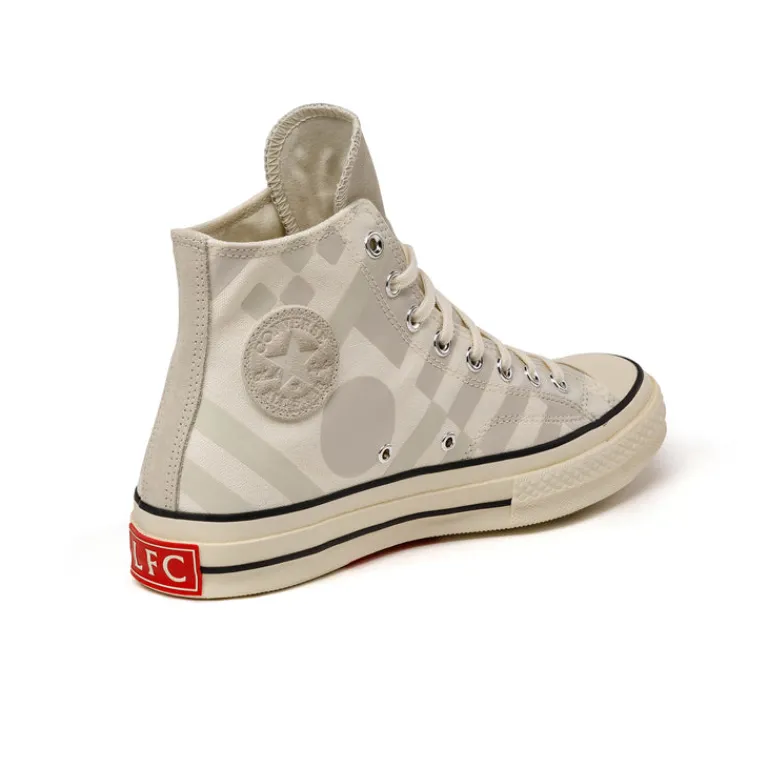 Converse Sneakers Végétaliens|Sneakers Montantes*x Liverpool FC Chuck Taylor All Star '70 Hi Egret / Silver Green / Moon Beam