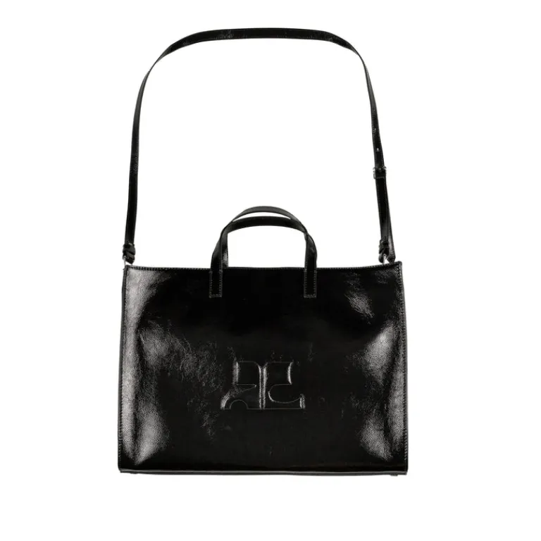 Courreges Alle Anzeigen|Sacs*AC Shadow Naplack Tote Bag Black