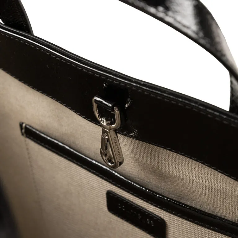 Courreges Alle Anzeigen|Sacs*AC Shadow Naplack Tote Bag Black