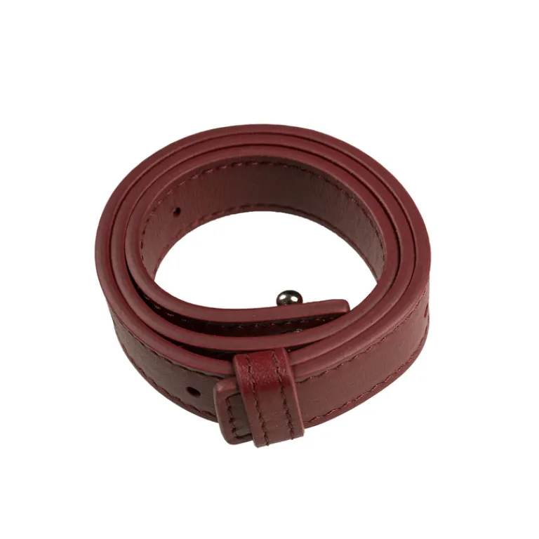 Courreges Alle Anzeigen|Sacs*Reedition Leather Camera Bag Dark Red