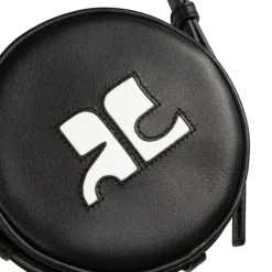 Courreges Alle Anzeigen|Sacs*Reedition Leather Circle Bag Black