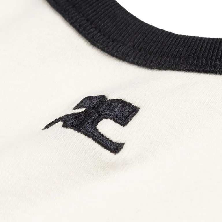 Courreges T-Shirts*Signature Contrast T-Shirt Heritage White / Navy