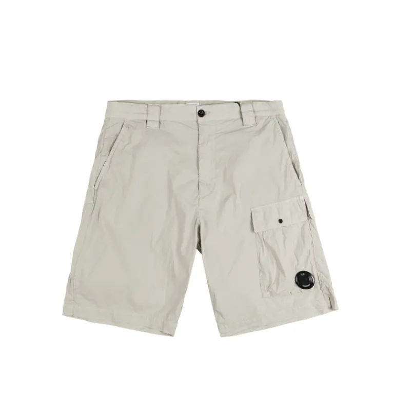 C.P. Company Shorts*50 Fili Stretch Cargo Shorts Blue Fox