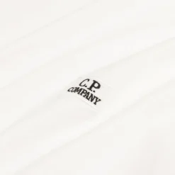 C.P. Company T-Shirts*30/1 Jersey Central Logo T-Shirt Gauze White