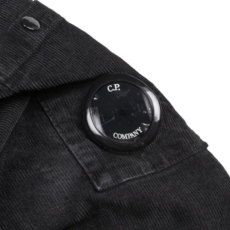 C.P. Company Chemises*Corduroy Overshirt Black