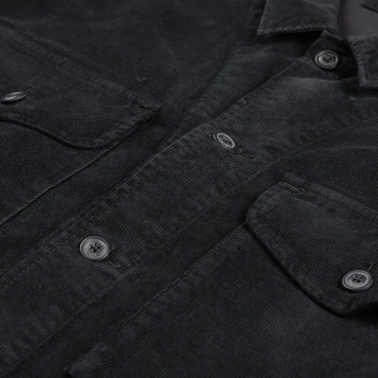 C.P. Company Chemises*Corduroy Overshirt Black