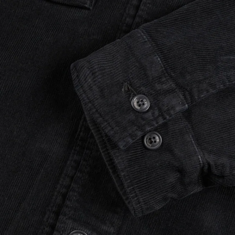 C.P. Company Chemises*Corduroy Overshirt Black
