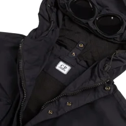 C.P. Company Gilets*Flatt Nylon Goggle Jacket Total Eclipse