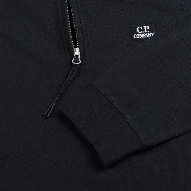 C.P. Company T-Shirts*Stretch Piquet Polo Long Sleeve Total Eclipse