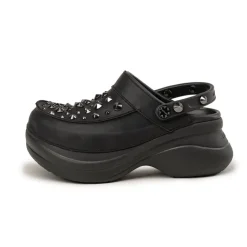 Crocs Sneakers Végétaliens|Sneakers À Plateforme*Bae Studded Clog W Black