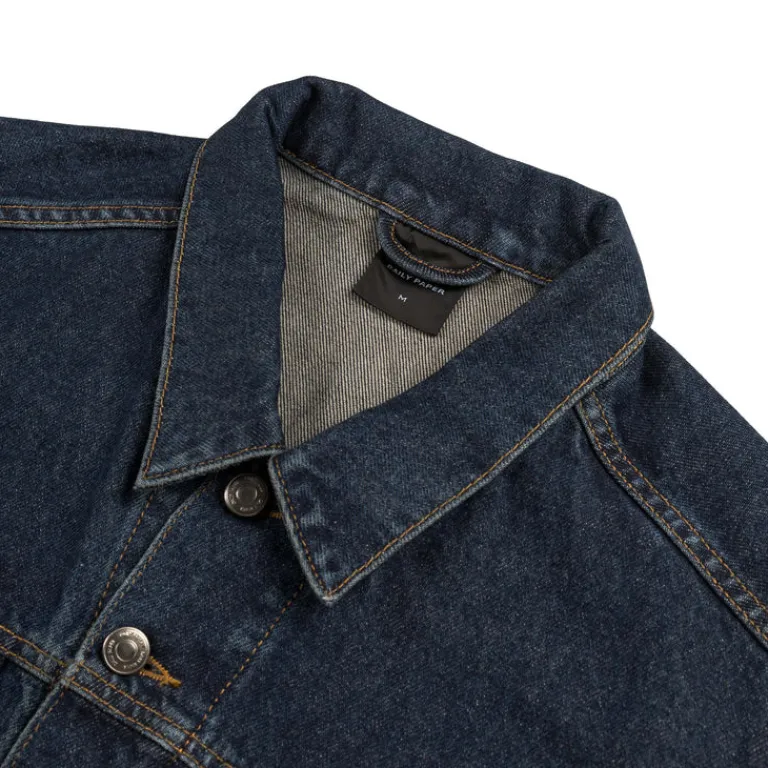Daily Paper Gilets*Bomi Denim Jacket Blue