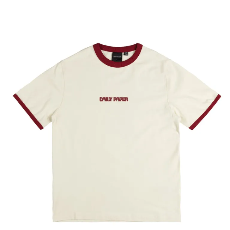 Daily Paper T-Shirts*Dotted Type T-Shirt Beige