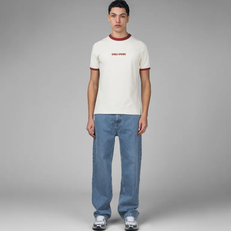 Daily Paper T-Shirts*Dotted Type T-Shirt Beige