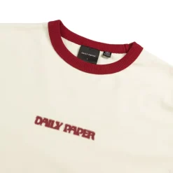 Daily Paper T-Shirts*Dotted Type T-Shirt Beige