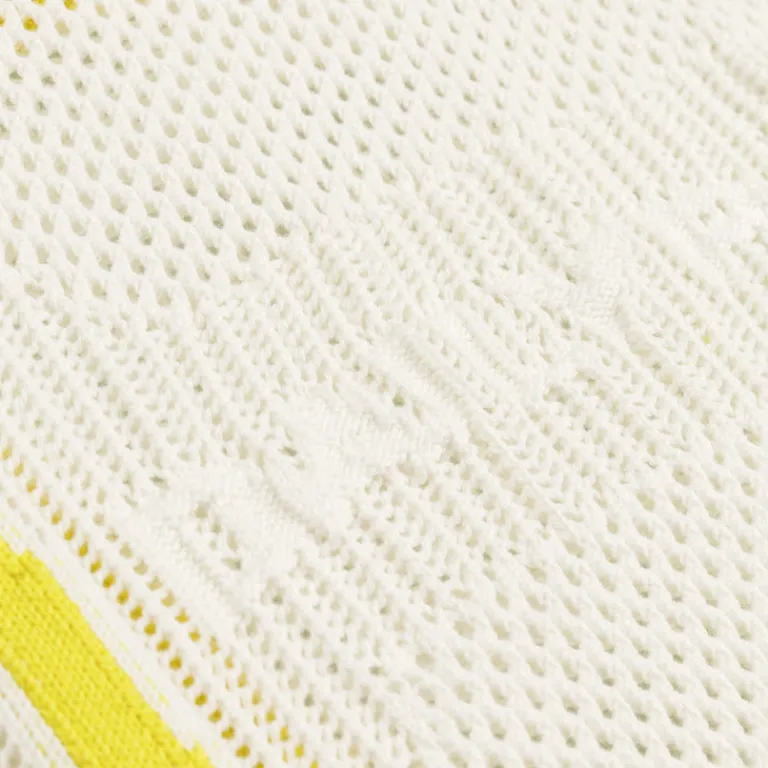 Daily Paper Tricot*Football Knit Sweater White
