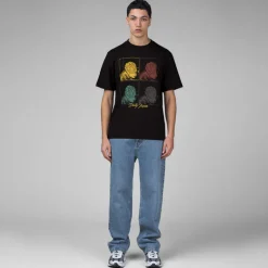 Daily Paper T-Shirts*Frame T-Shirt Black