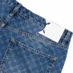 Daily Paper Shorts*Monogram Denim Shorts Blue