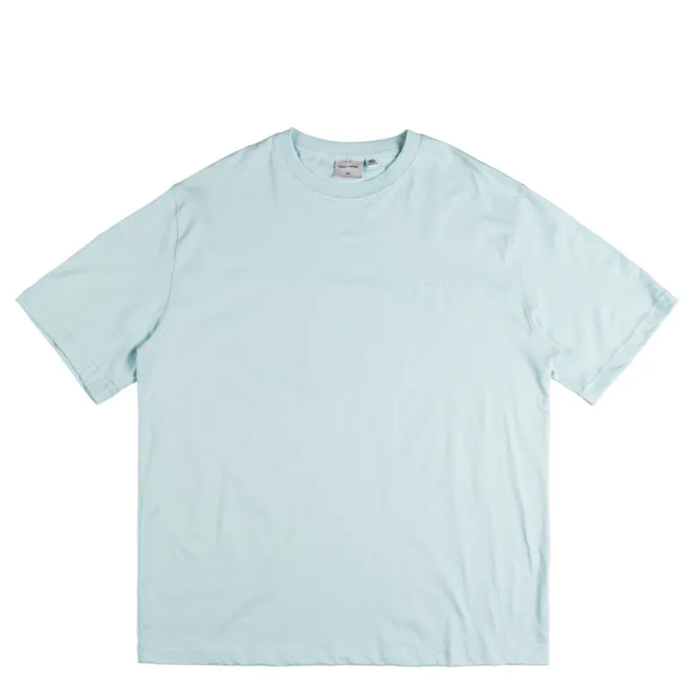 Daily Paper T-Shirts*Orbit Embroidered T-Shirt Light Blue