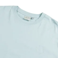 Daily Paper T-Shirts*Orbit Embroidered T-Shirt Light Blue