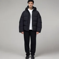 Daily Paper Gilets*Relaxed Puffer Black
