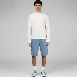 Daily Paper T-Shirts*Slub Longsleeve T-Shirt White