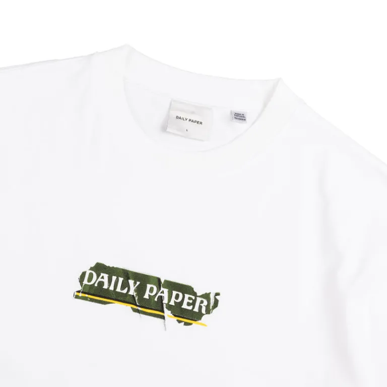 Daily Paper T-Shirts*Sticker T-Shirt White
