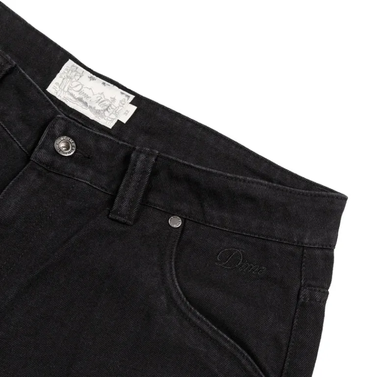 Dime Shorts*Carpenter Denim Shorts Jet Black