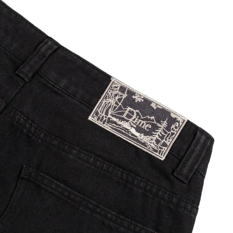 Dime Shorts*Carpenter Denim Shorts Jet Black