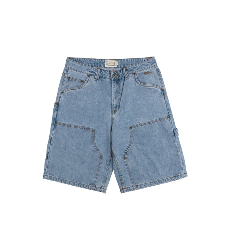 Dime Shorts*Carpenter Denim Shorts Blue Washed