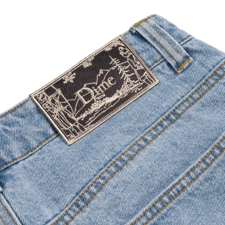 Dime Shorts*Carpenter Denim Shorts Blue Washed