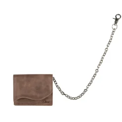 Dime Alle Anzeigen*Chain Leather Wallet Brown