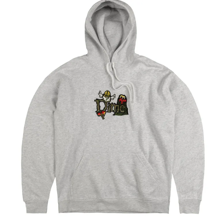 Dime Sweats À Capuche*Classic Fuzzy Hoodie Ash