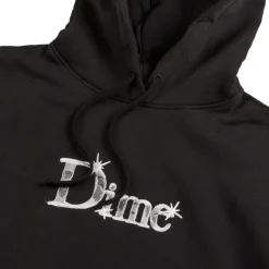 Dime Sweats À Capuche*Classic Shiny Hoodie Black