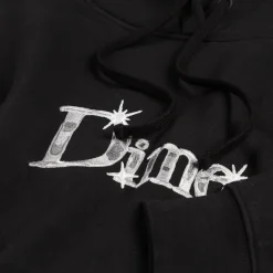 Dime Sweats À Capuche*Classic Shiny Hoodie Black