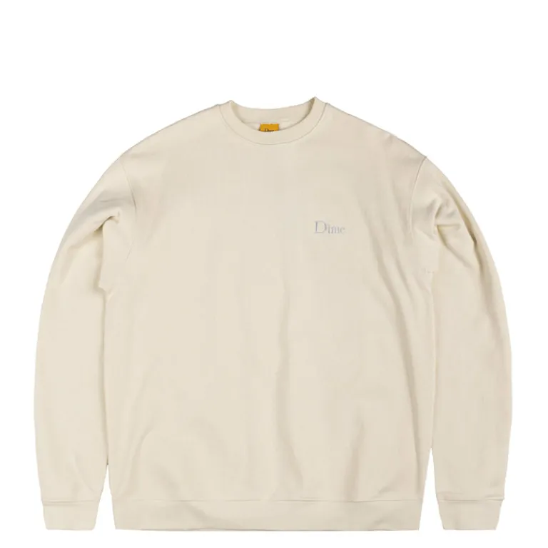 Dime Pullover*Classic Small Logo Crewneck Natural