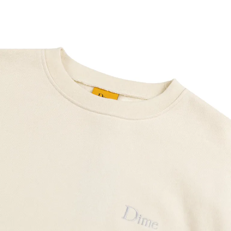 Dime Pullover*Classic Small Logo Crewneck Natural