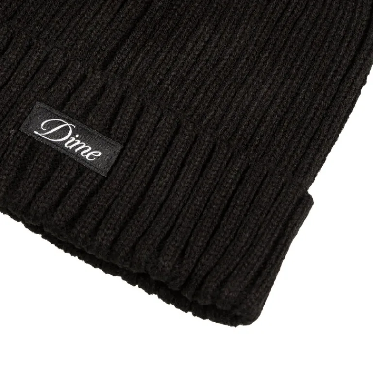Dime Alle Anzeigen|Beanies*Cursive Fold Beanie Black