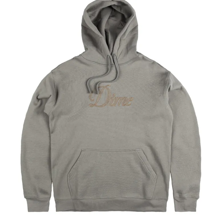 Dime Sweats À Capuche*Cursive Logo Hoodie Charcoal