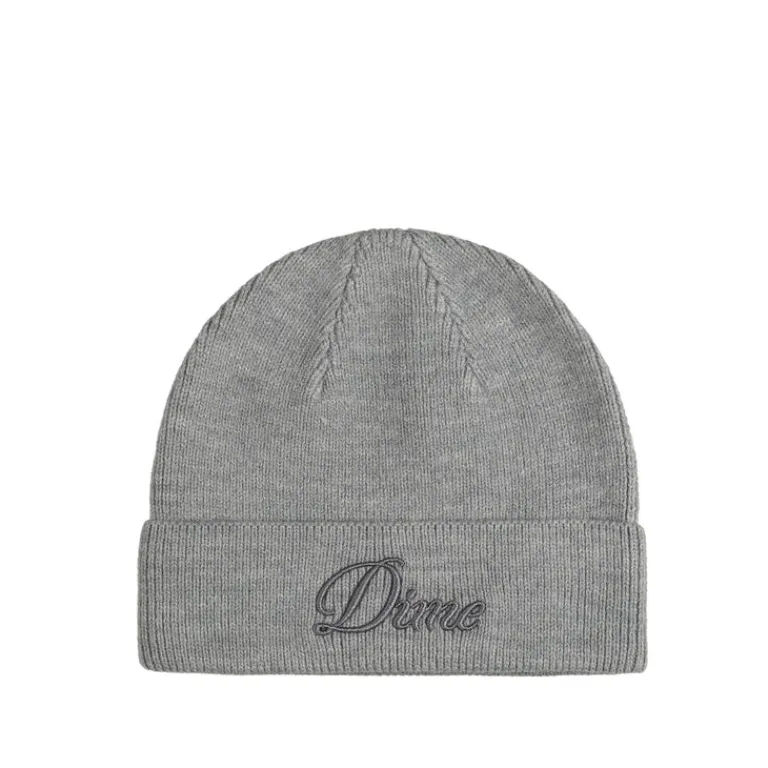 Dime Alle Anzeigen|Beanies*Cursive Wool Fold Beanie Heather Gray