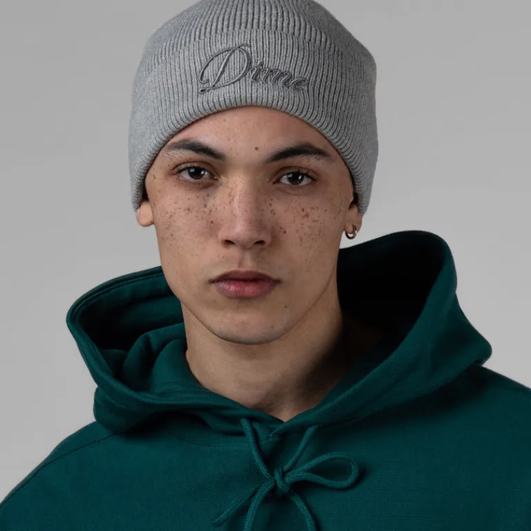 Dime Alle Anzeigen|Beanies*Cursive Wool Fold Beanie Heather Gray