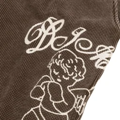 Dime Shorts*Fighter Waffle Shorts Brown Washed